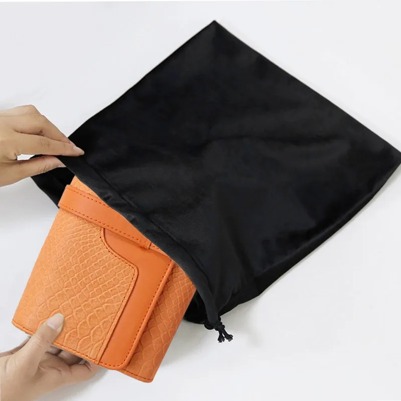 Luxury Business Personalised bamboo Fiber nonwoven Drawstring Packing/Shoe Dust Bag