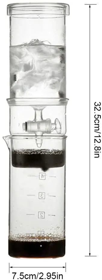 Coffee Machine TYI -Reusable Cold Brew Maker Detachable for Ice Drip Espresso Other