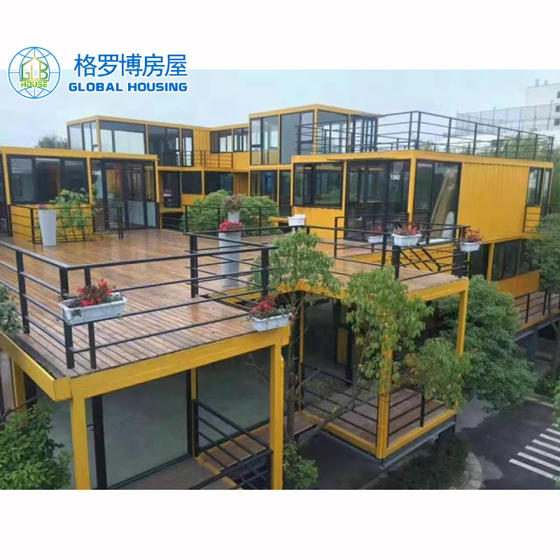 Luxury prefab tiny 20 40 feet fully furnished used shipping green house modular container home