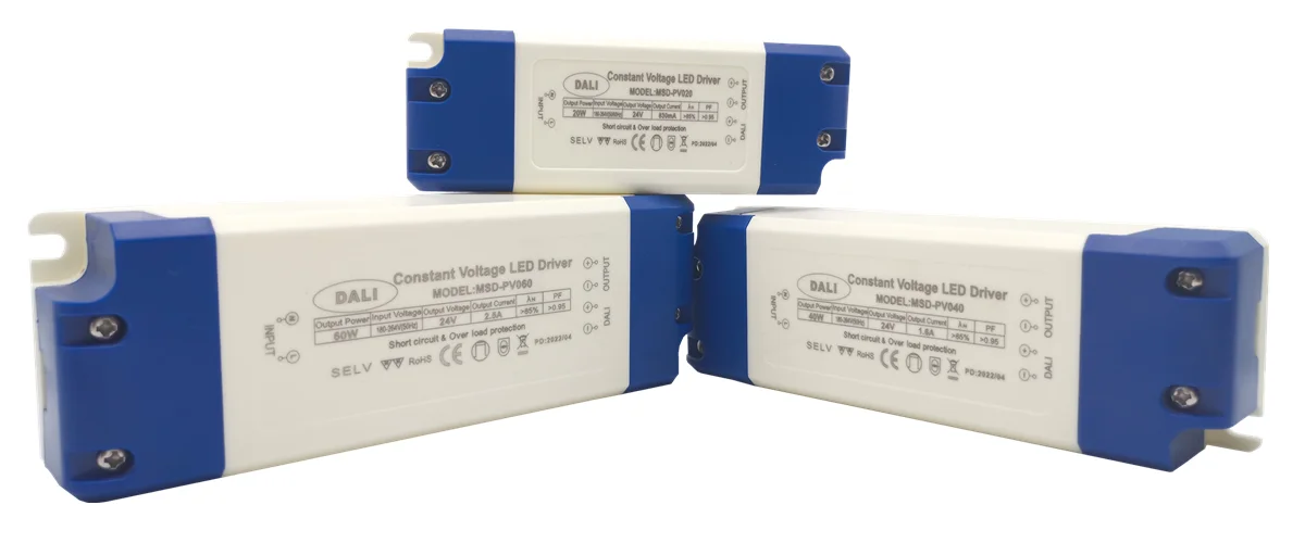 Dali Dimmable 60w power transformer dc 24v led power supply