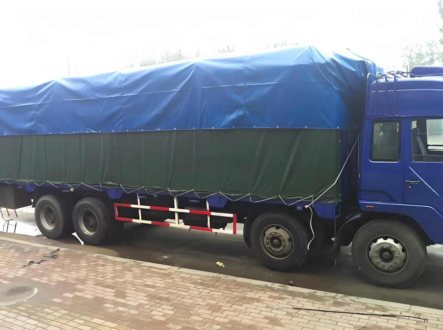 Customized Various Sizes of Farm Waterproof PVC Tarpaulin Coated with Pattern for Awnings and Industry Use Plain Woven Knitted