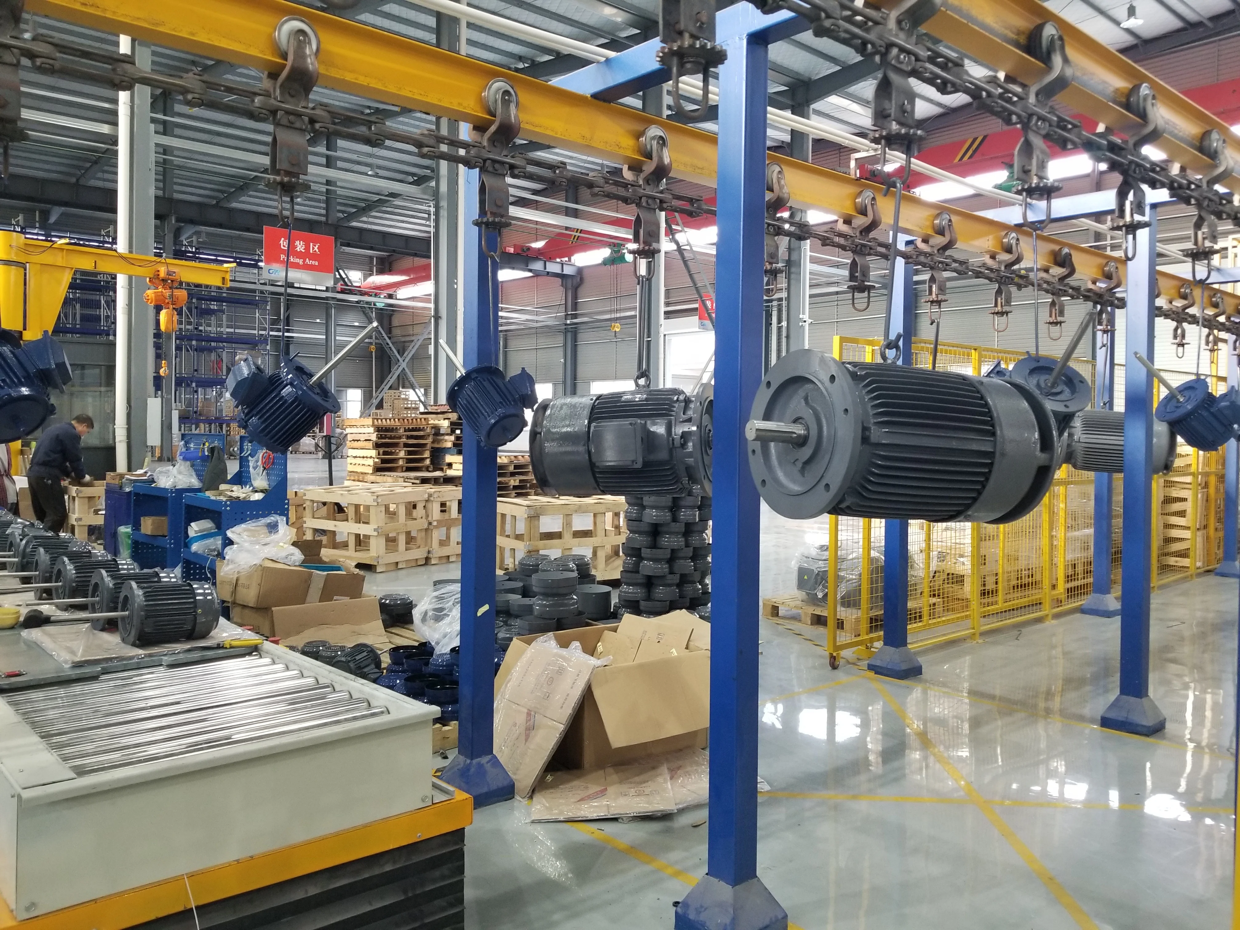 GW 3 фазы отрасли электрического двигателя 55 кВт 90kw 132 Ac асинхронный двигатель IEC60034