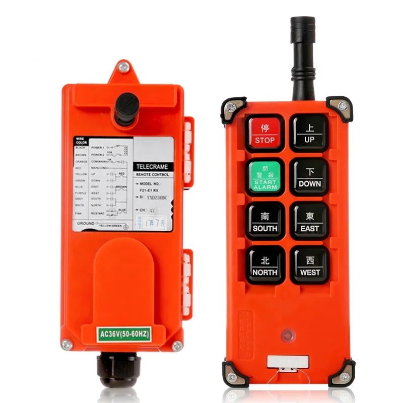 F21 Industrial Crane Radio Wireless Remote Control Transmitter And Receiver 100m