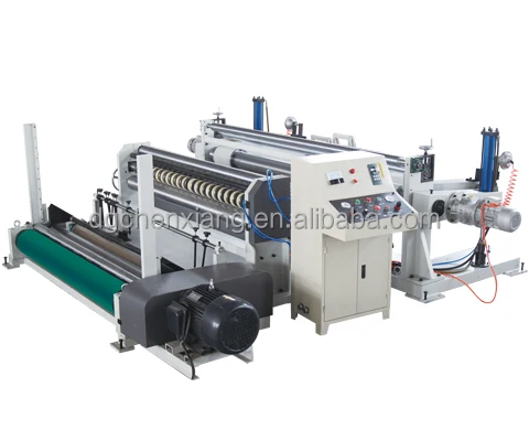Paper roll cutting and rewinding machine/ paper roll slitter rewinder/ paper slitting machine
