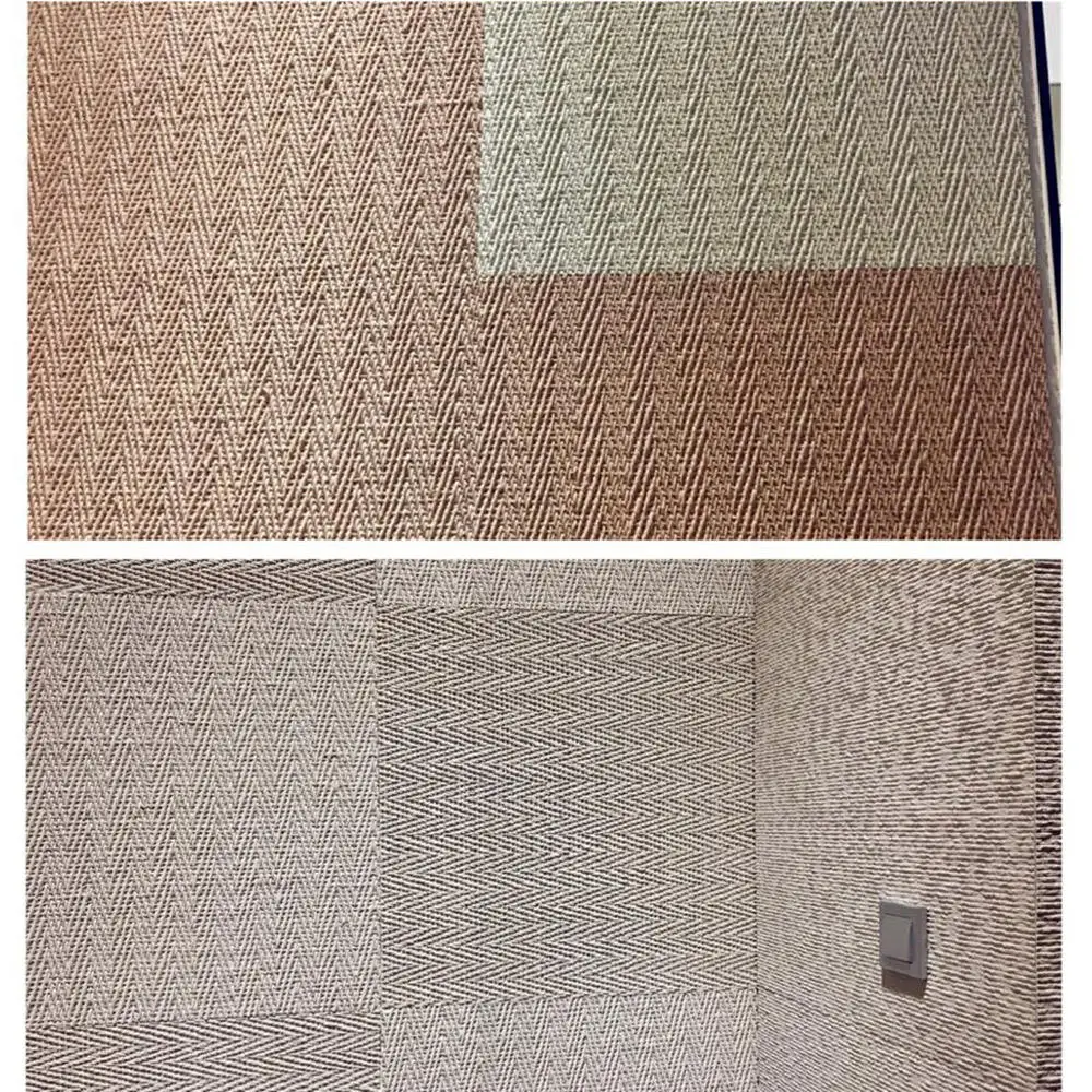 New Design MCM Artificial Stone Wall Slab Woven Texture 3D Faux Travertine Stone Wall Flexible Panel Modern Tiles