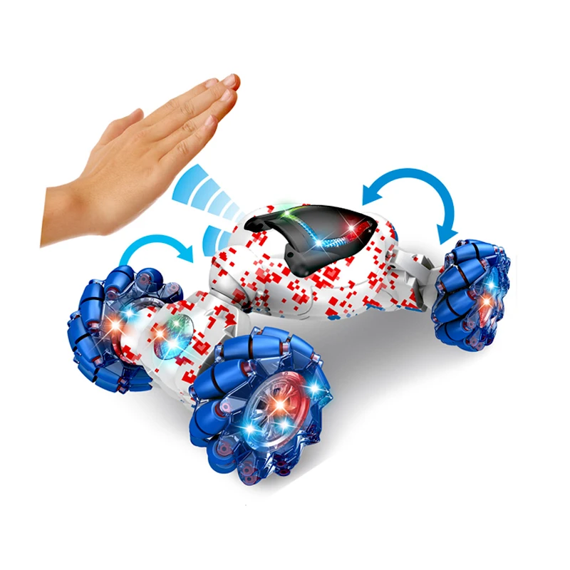 
Hot selling 1:12 scale 4wd music watch gesture control rc stunt car 