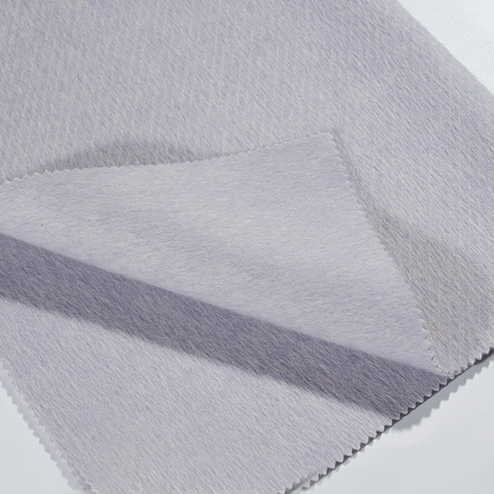 Double Sided Alpaca Wool Fabric 100% Quality 80% Wool 5% Alpaca 5% Camel 10% Synthetic Fibers for Jackets for Coats
