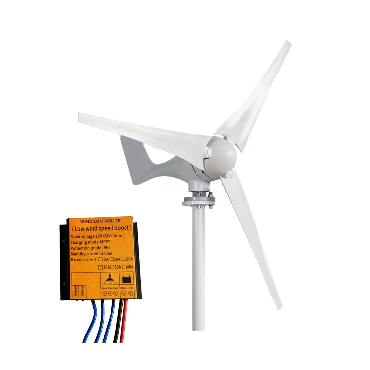 Low rpm wind generator lantern air 800w motor blades horizontal axis  2kw speed wind turbine 1kw