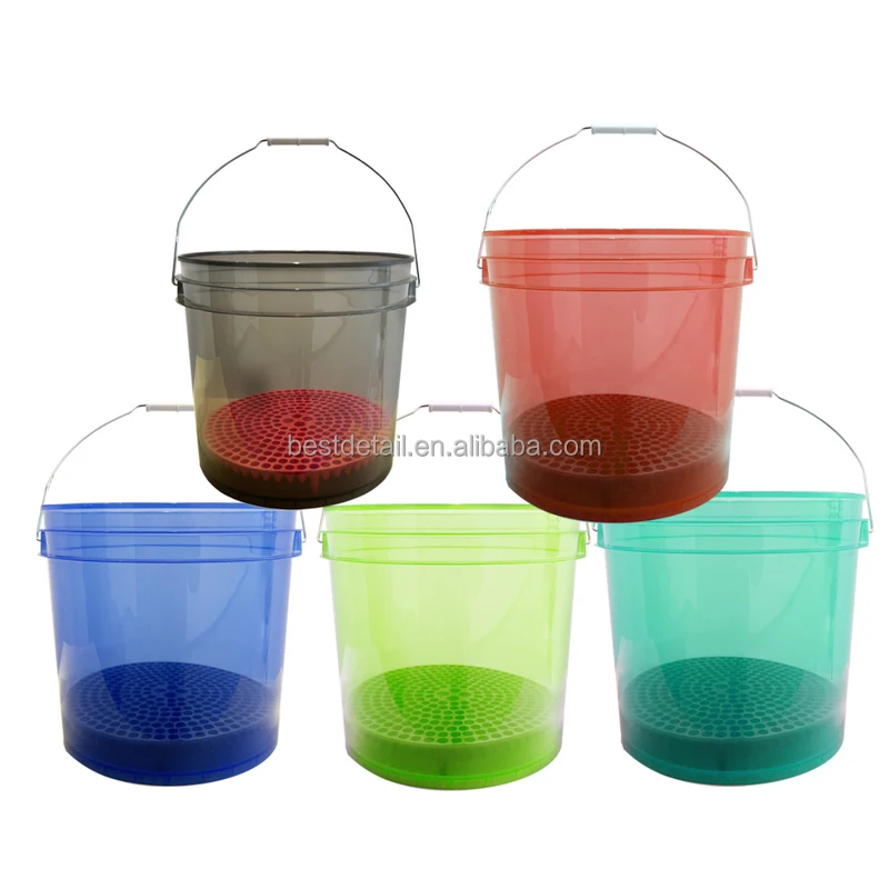 13L Transparent Auto Detailing Car Wash Bucket