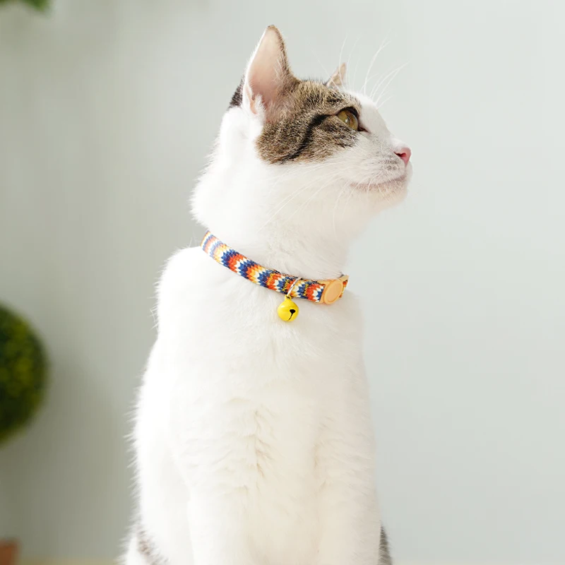 Wholesale Customized Cat Collar with Bell Adjustable Pet Collar