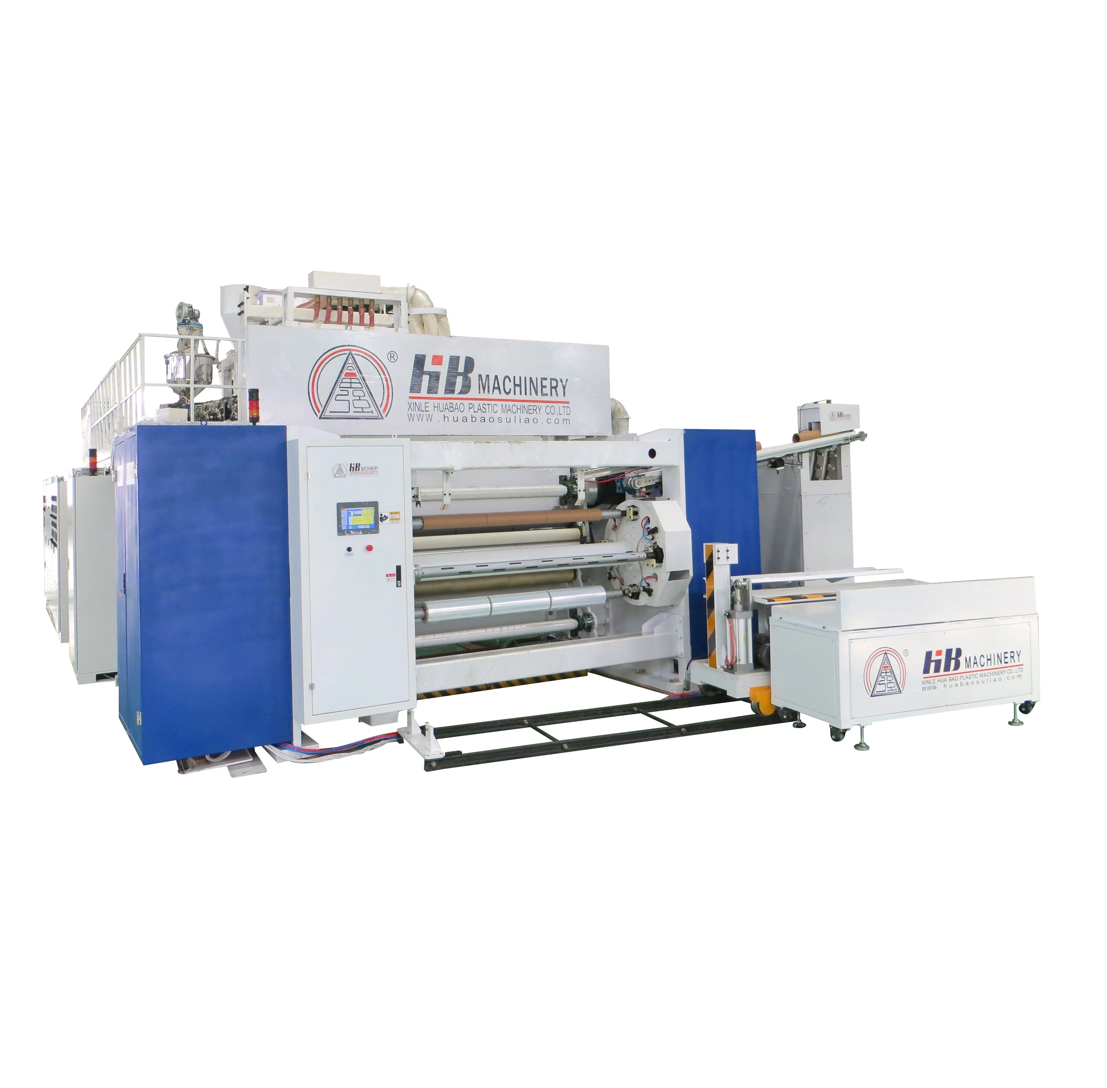 Chinese Manufacturer HB 1500mm 3-layer, 5-layer Cast LLDPE stretch film machine