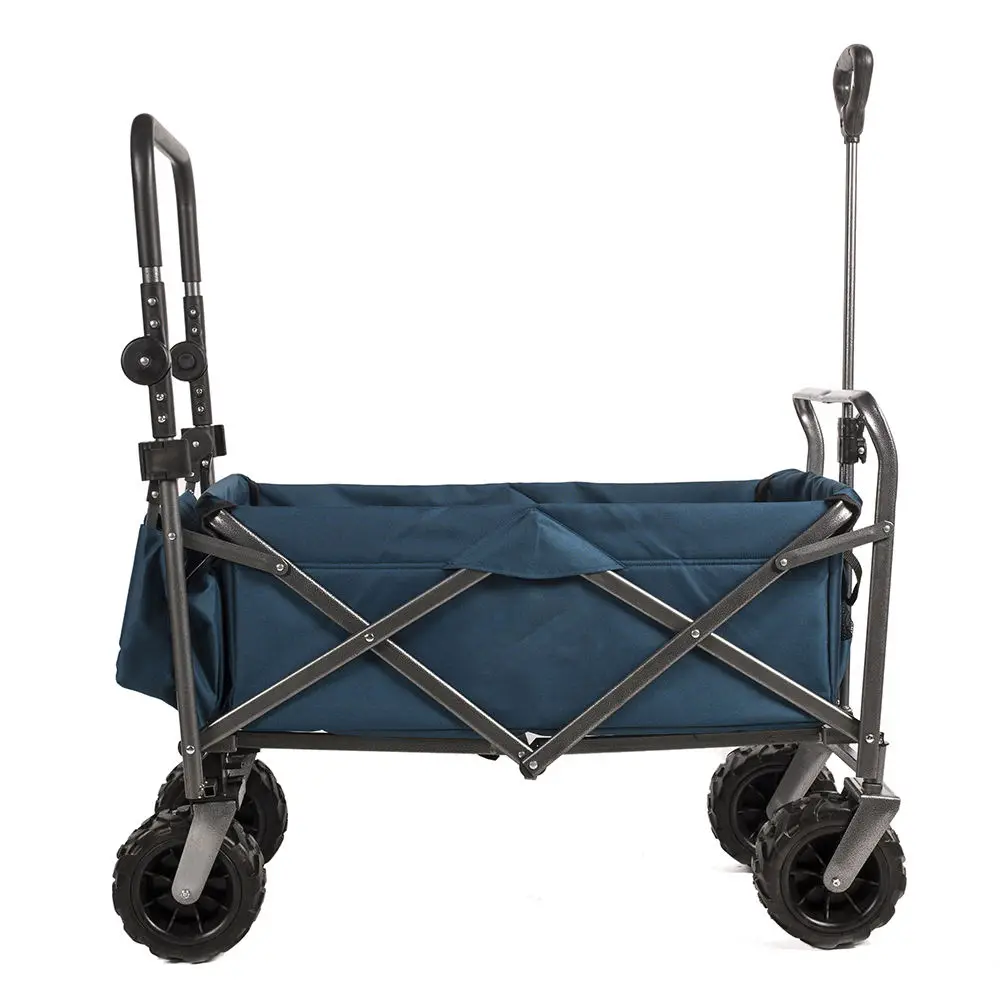 Material Aluminum Alloy Roll Container Polyester Beach Folding Wagon Cart