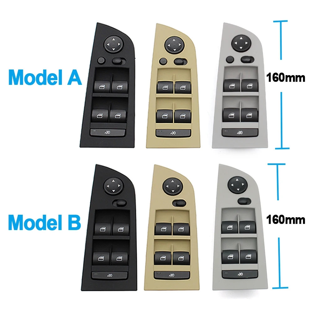 LHD Electronic Power Master Window Control Switch Regulator With Cover Panel Set For BMW 3 Series E90 E91 318 320 325 330 335