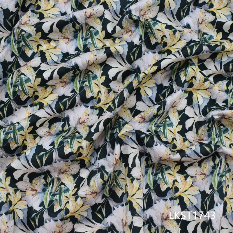 Новый продукт хлопчатобумажная ткань с принтом бесплатный образец натуральный мягкий простой хлопок швейцарская вуаль для платья