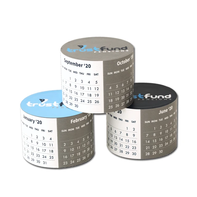 2019 Custom 3 PCS Magnetic 360 Round Calendar Magic Cube
