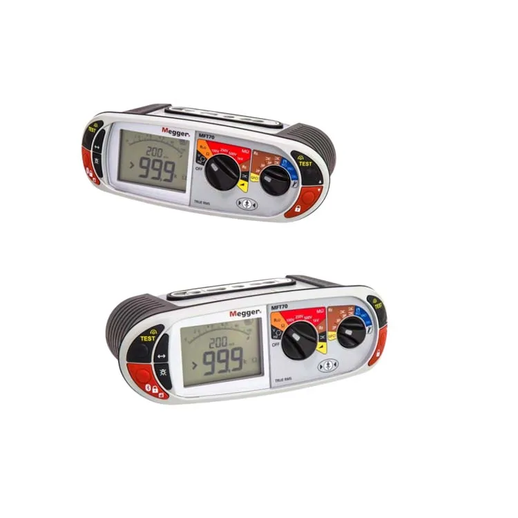 Megger MFT70-US 100V/250V/500V/1000V Multifunction Tester - with neck strap Memory storage