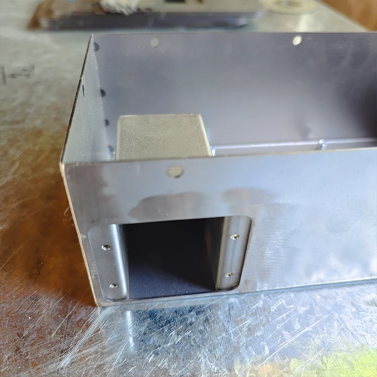 Custom aluminum electronic cabinet enclosure sheet metal fabrication