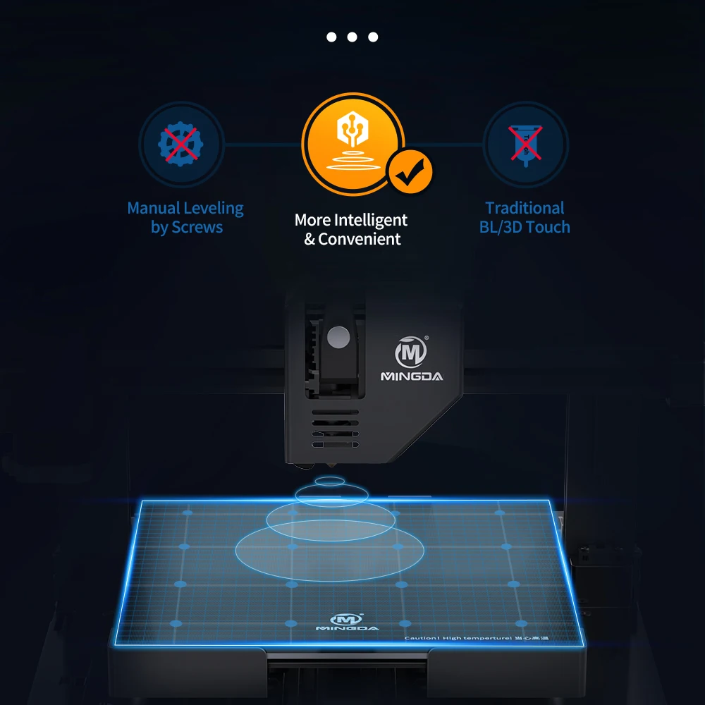 Mingda new arrival free shipping 1000x1000x1000 professional car dashboard 3d printer large industrial