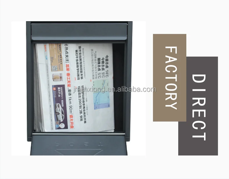 China Wholesale Black Outdoor Wall Mount Mounted Mini Small Hanging House Shaped Metal Mailbox For Storage Letter