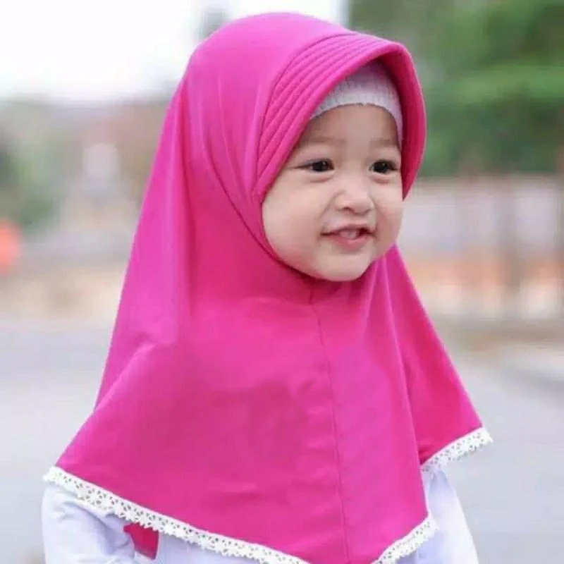 Top Selling 6-10 Years Old Hijab High-quality Kid Hijabs Manufacturers In Stock Child Hijab  Instant