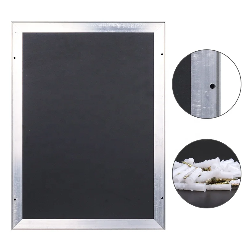 Custom Aluminum Alloy  25mm Metal Outdoor Advertising Poster Frames