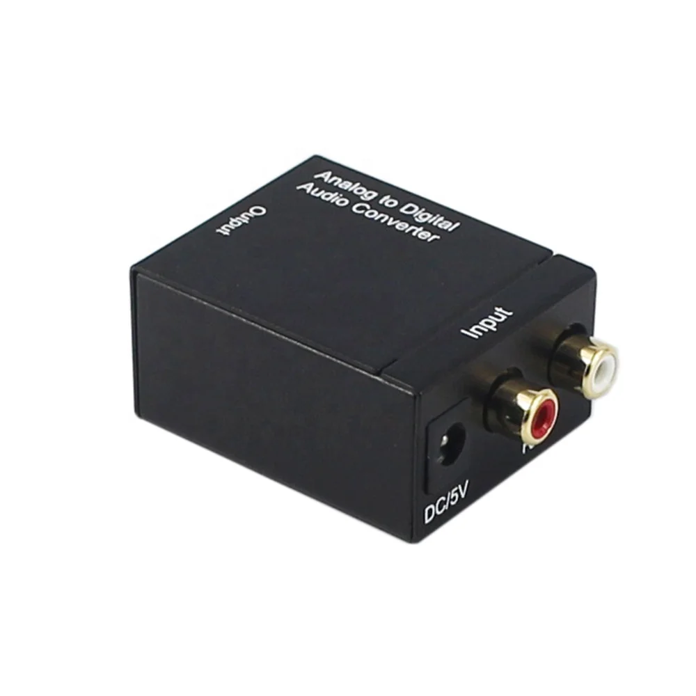 Analog Audio LR to SPDIF Digital Fiber Coaxial Analog Audio L/R to Digital Audio Converter Analog To Digital Audio Converter