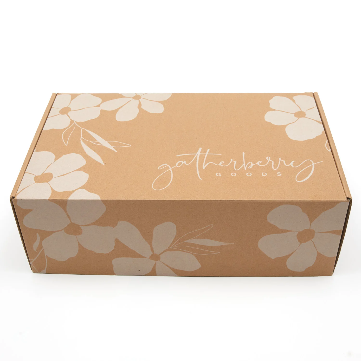 High Quality Custom Kraft Paper Corrugated Box with Silk Printing of Your Own logo