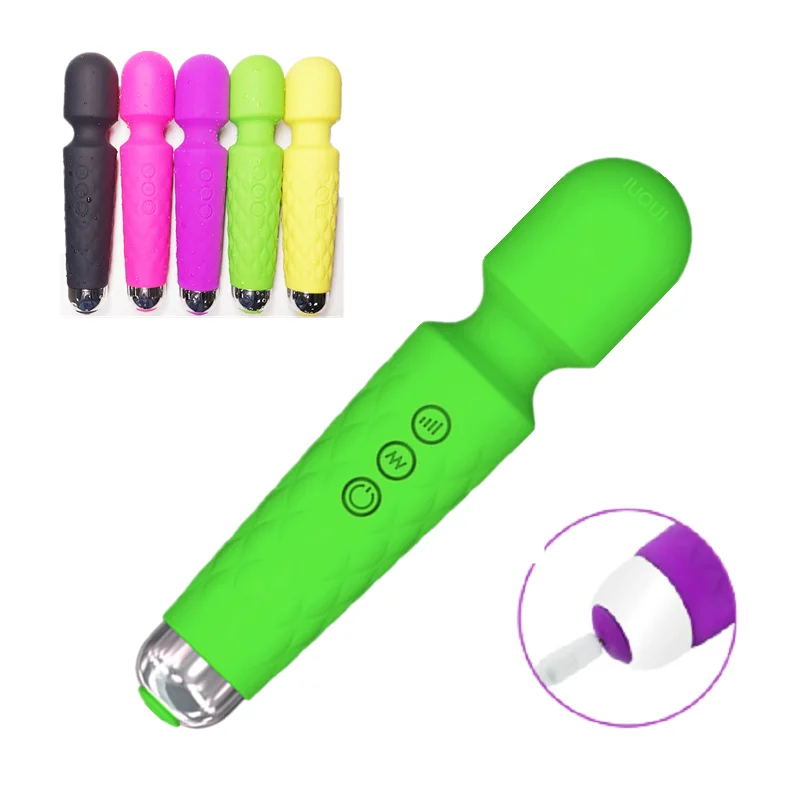 20 Speed Handheld Sex Products for Adult Rechargeable Waterproof Vagina AV Massage Wand Vibrator Toys for Women Sex Tools