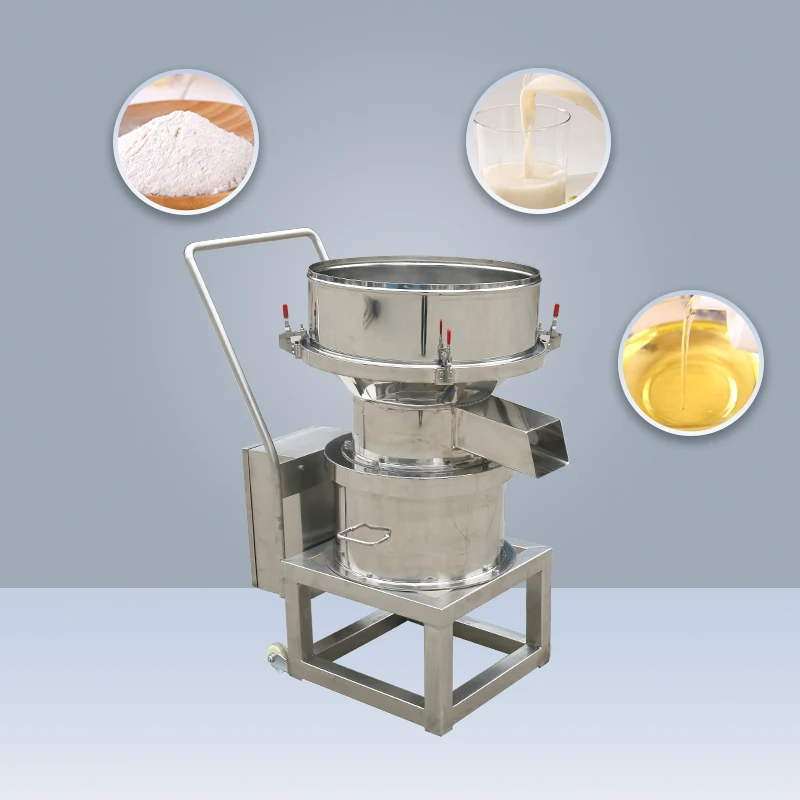 Stainless steel sifters soy milk filter gyratory sieve vibrating screen machine