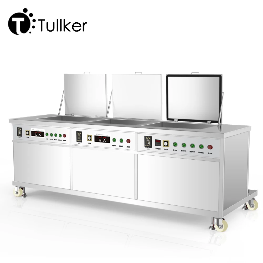 Tullker 360L Injector Blind Cleaning Machine Car Block DPF Metal Part Circuit Industrial Ultrasonic Bath Price Sonicator Cleaner