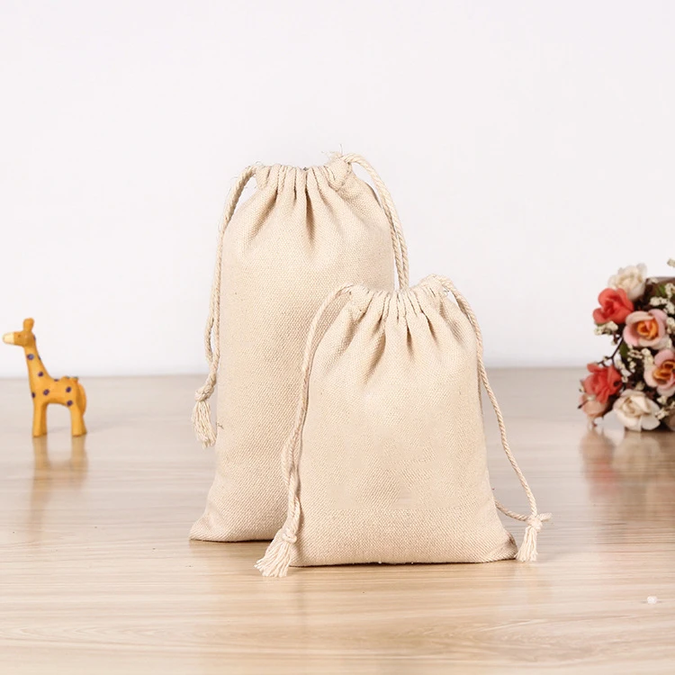 Cheap manufacturer factory price custom logo recycle underwear cloth shoes houseware black organic cotton dust drawstring bag