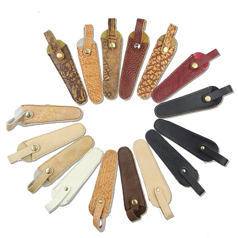 Genuine Leather  Sheath Cover Hairdressing Tools Salon Scissors Bag