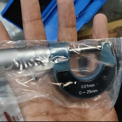 AEROSPACE Outside Micrometer gauge 0.01 mm mitutoyo micrometer 0-25mm paint-spray round arch frame