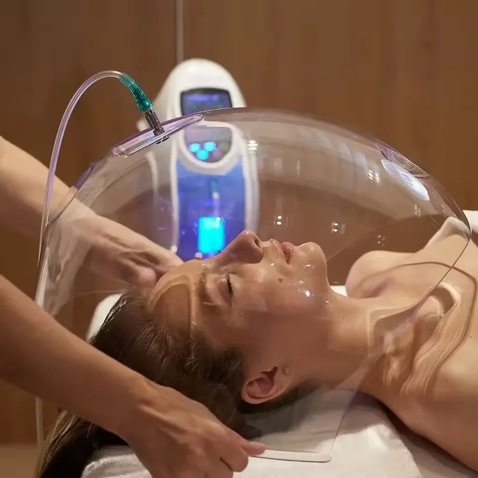 O2toDerm Oxygen Therapy Skin Rejuvenation with High-concentrated and Anion Soothing Anti-aging Machine