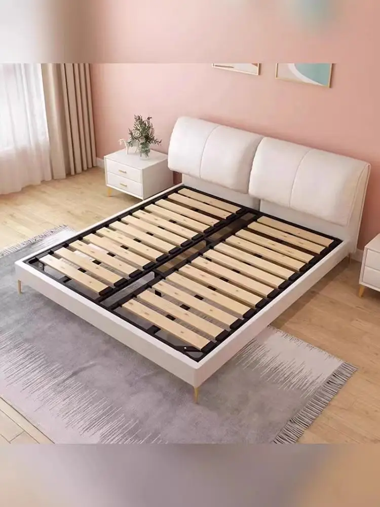 High Profile Wooden Beauty Platform Hydraulic Room Bedroom Furniture Set Luxury King Size Murphy Wall Bed Frame With Drawers