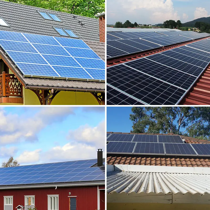 2Kw Kit On Grid 100Kw Off Grid Photovoltaic Panel Solar Power System 10Kw Complete Portable Solar Generator 3000W For Homes