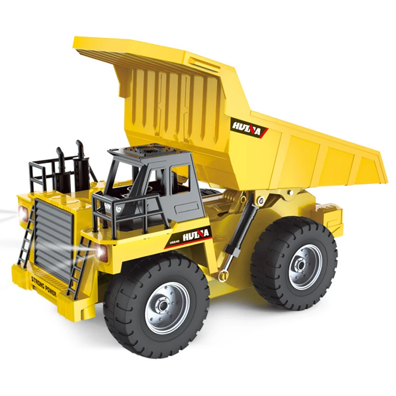 Huina 1534 1/18 весы Радиоуправляемый строительный автомобиль игрушки 2 4 г 9-канальный пульт дистанционного управления игрушечный самосвал из сплава