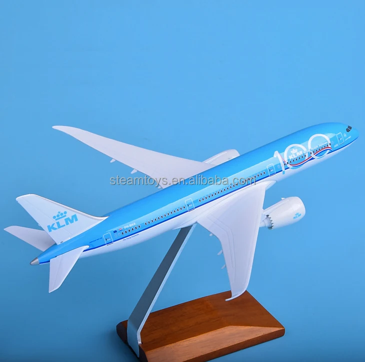 Metal 28CM KLM B787 Netherlands Nonflying Model Aircrafts KLM Royal Dutch Airlines Boeing Die Cast Plane Models for Hot Sale