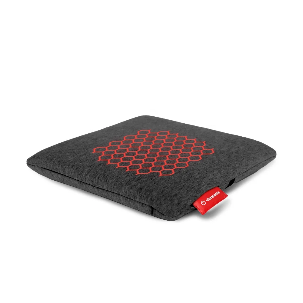 custom outdoor seating chair back heated seat cushion usb pad cosy electric heating cushion warmte kussen camping seat cushion