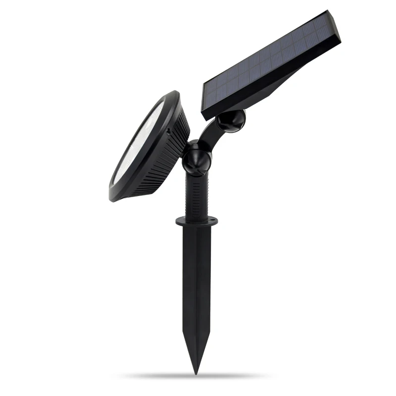 RGB 7 colors garden lawn spotlights solar powered lighting solar led spotlight lamp