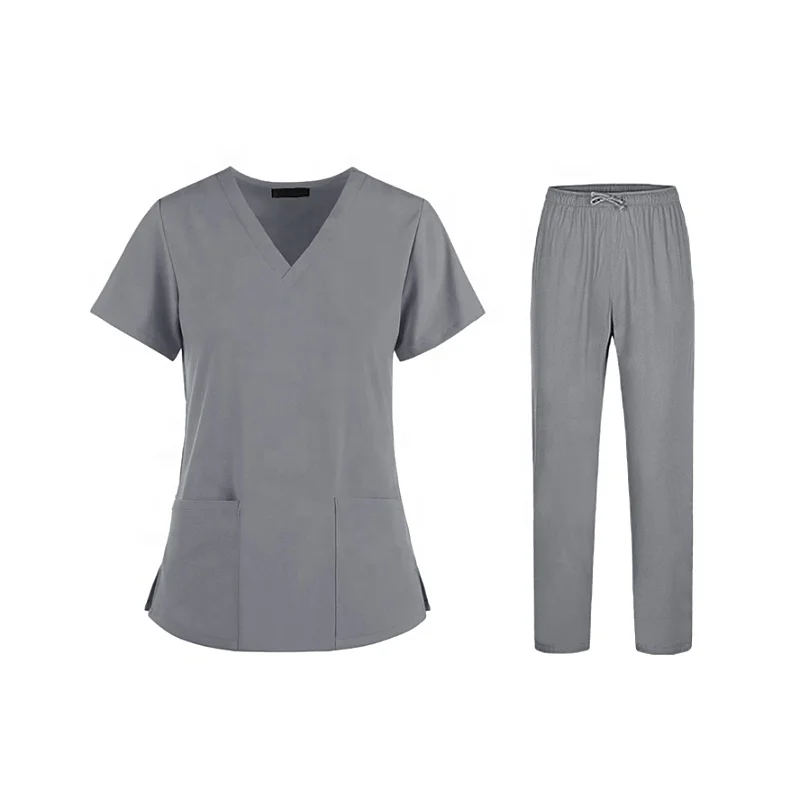 Wholesale Custom Design GECKO MASTER Nursing Short Sleeve Sets Women And Men Hospital Work Uniform Medical