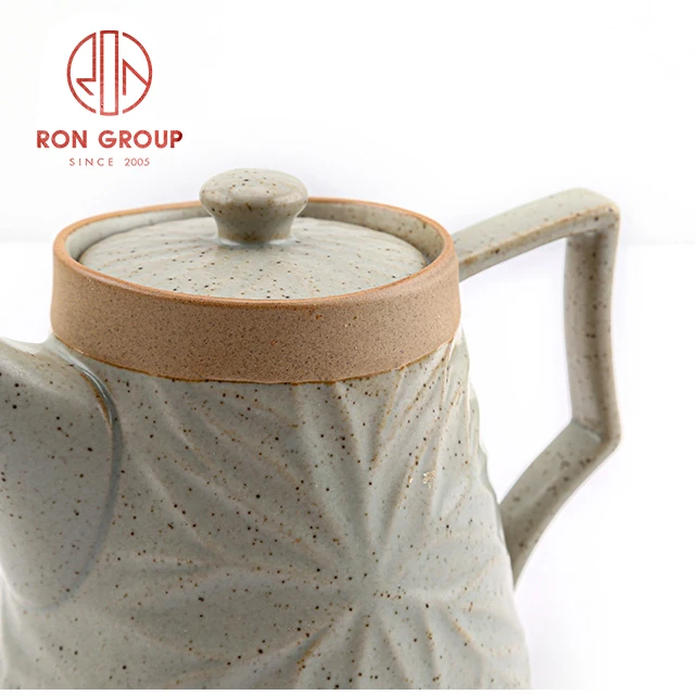 RON group factory wholesale modern porcelain ceramic teapot Chinese ceramic tea pot set for sale