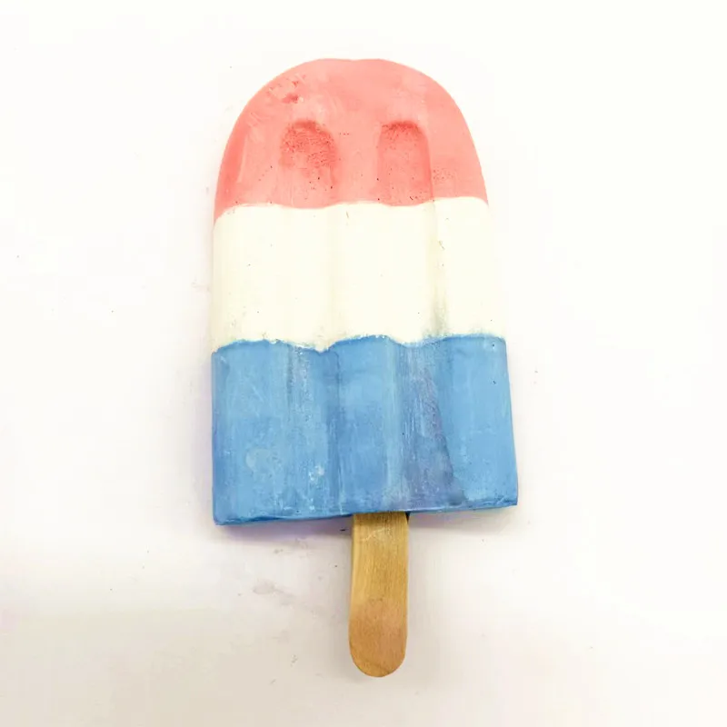 Factory custom design chalk ice cream design suction card packaging