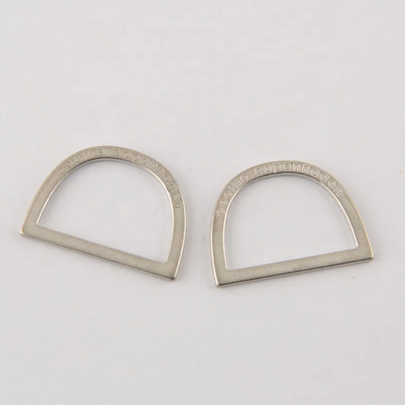 Custom High Quality Zinc Alloy D Ring Buckle For Bags Handbag Belt