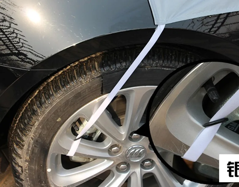 PEVA fabric cotton lined windshield snow cover for cars SUV