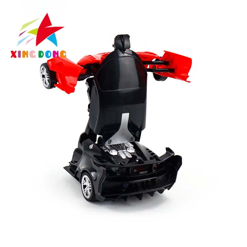 2024 new remote-controlled transformable car toy charging drift 1:18 one click transformable 5 remote-controlled car with light
