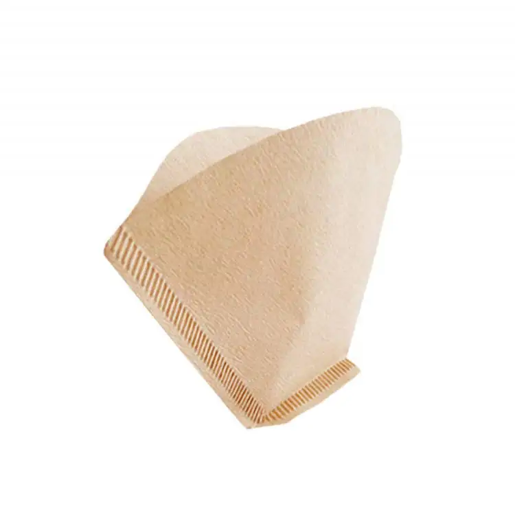 40Pcs 3-4 Cup Shape Coffee Filter Paper Espresso Coffee Drip Paper Filter with Ear