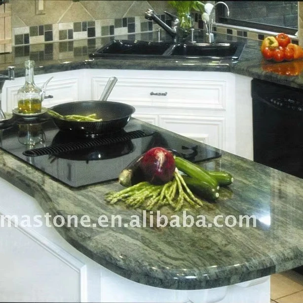 wholesale Tropical Green Granite Kitchen Countertops