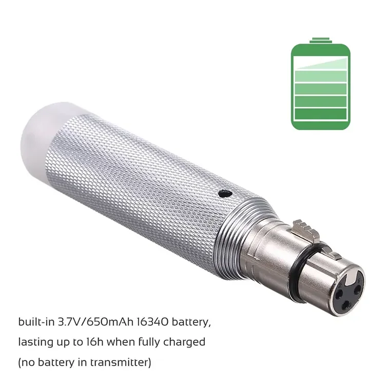 New Arrival Dmx Connector Wireless Transmitter Battery Receiver For Stage Lighting