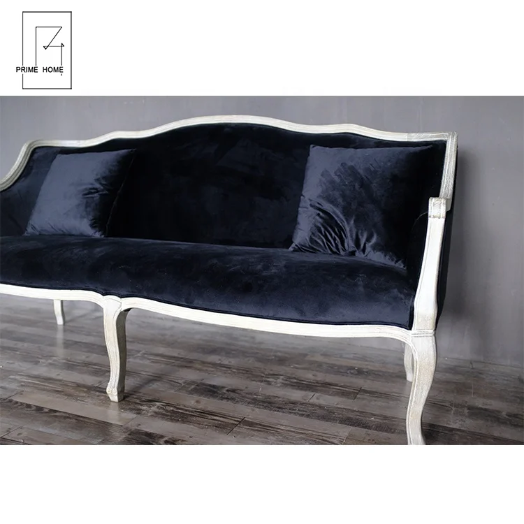 hot sell oak wood frame velvet event wedding event sofa